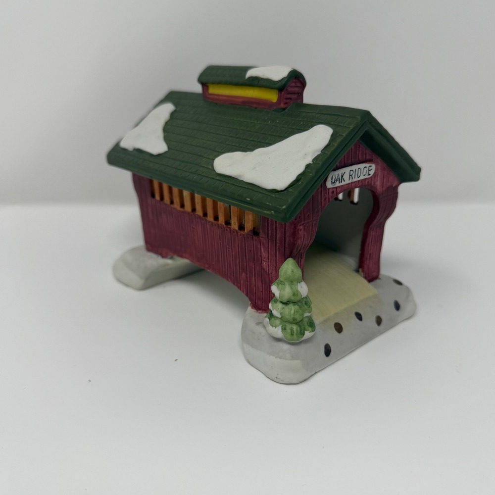 Lemax‎ Oak Ridge Covered Bridge Christmas Village Figurine 7781